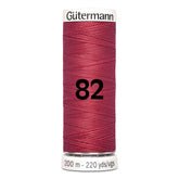 Gutermann garen | 200m | 82 donker rood naaigaren GM - 200 - 82 - DONKER - ROOD 4008015027087